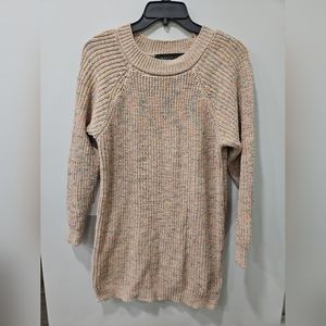 NWOT Womens Maverick The Collection Tunic Sweater Dress Beige